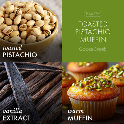 Toasted Pistachio Muffin 7oz Single Wick Candle